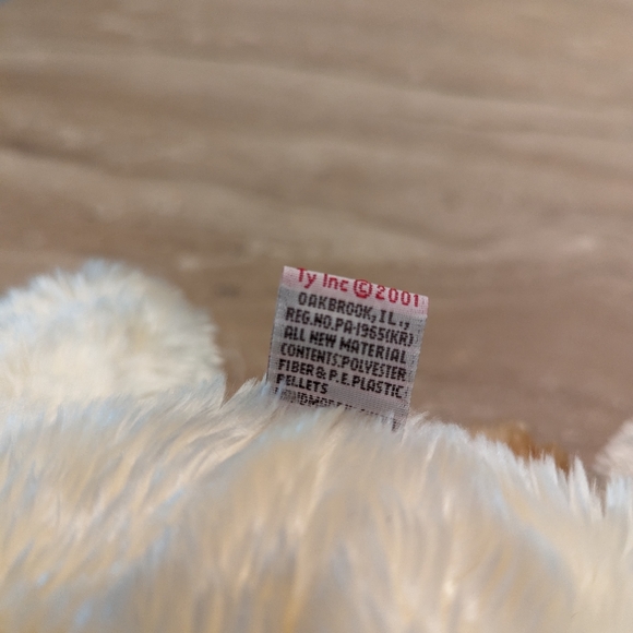 Vintage TY 2001 Scraps Plush Dog 15" Retired Rare NWT - Picture 5 of 5